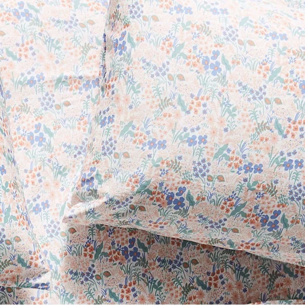 NWOT Rifle Paper Co. for Anthropologie Meadow King Sham (1) Z23